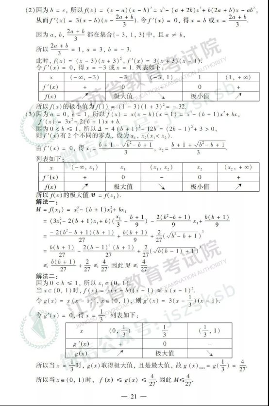 2019江苏高考数学试题及答案【图片版】