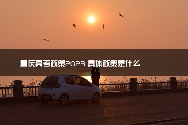 重庆高考政策2023 具体政策是什么