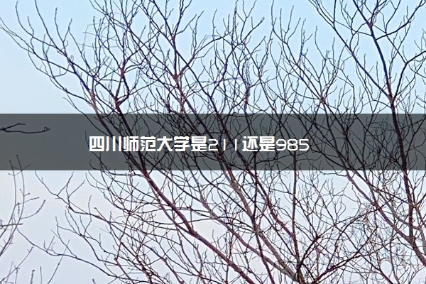 四川师范大学是211还是985