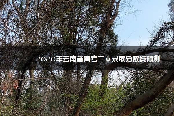 2020年云南省高考二本录取分数线预测