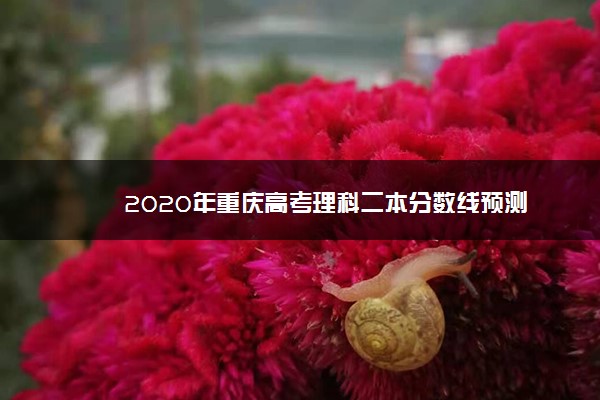 2020年重庆高考理科二本分数线预测
