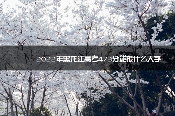 2022年黑龙江高考473分能报什么大学 473分能上哪些院校