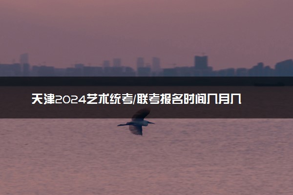 天津2024艺术统考/联考报名时间几月几号 什么时候截止