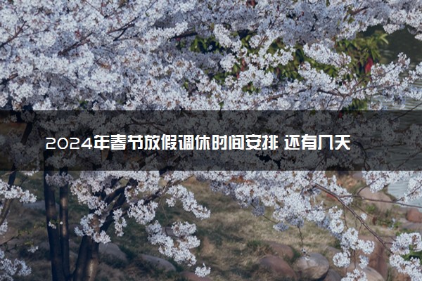 2024年春节放假调休时间安排 还有几天过年