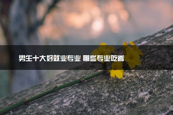 男生十大好就业专业 哪些专业吃香
