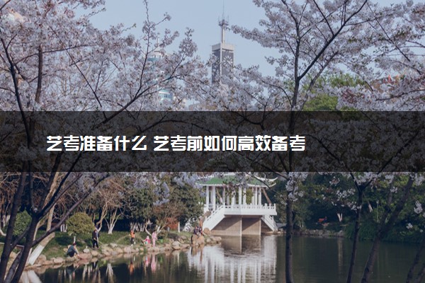 艺考准备什么 艺考前如何高效备考