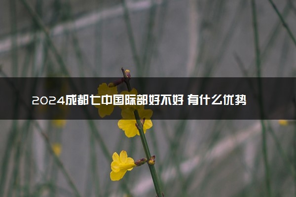 2024成都七中国际部好不好 有什么优势
