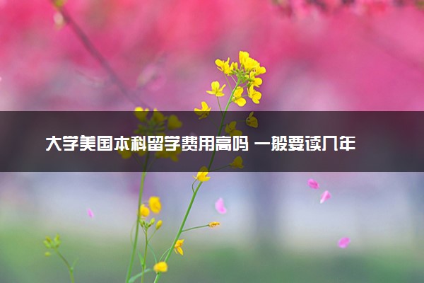 大学美国本科留学费用高吗 一般要读几年