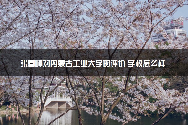 张雪峰对内蒙古工业大学的评价 学校怎么样
