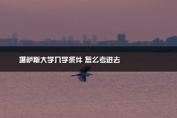 堪萨斯大学入学条件 怎么考进去