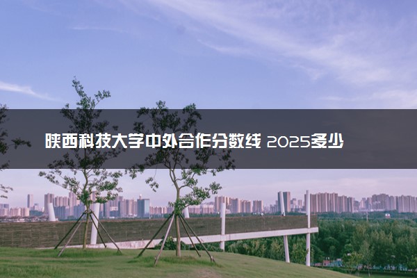 陕西科技大学中外合作分数线 2025多少分能录取