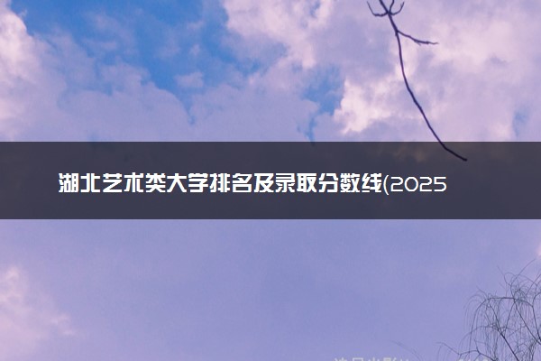 湖北艺术类大学排名及录取分数线（2025年参考）