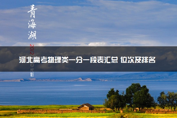 河北高考物理类一分一段表汇总 位次及排名查询（2025年参考）