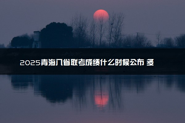 2025青海八省联考成绩什么时候公布 多久出分