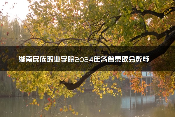 湖南民族职业学院2024年各省录取分数线 多少分能考上