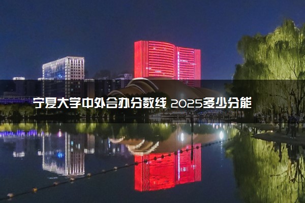 宁夏大学中外合办分数线 2025多少分能录取