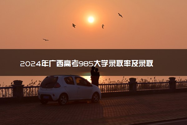 2024年广西高考985大学录取率及录取人数是多少