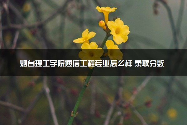 烟台理工学院通信工程专业怎么样 录取分数线多少