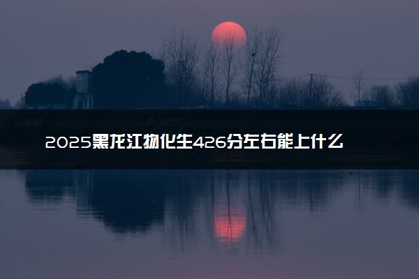 2025黑龙江物化生426分左右能上什么大学 可以报考的院校名单