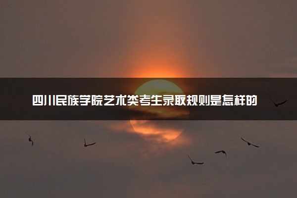 四川民族学院艺术类考生录取规则是怎样的 有哪些要求