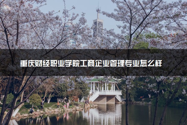 重庆财经职业学院工商企业管理专业怎么样 录取分数线多少