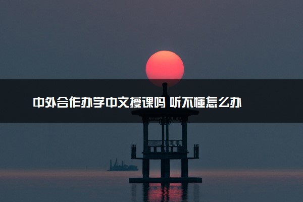 中外合作办学中文授课吗 听不懂怎么办