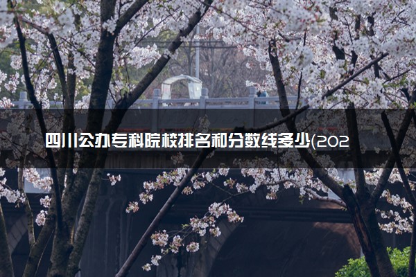 四川公办专科院校排名和分数线多少（2025年参考）