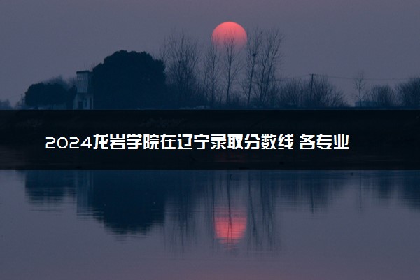 2024龙岩学院在辽宁录取分数线 各专业分数及位次