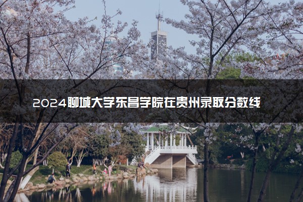 2024聊城大学东昌学院在贵州录取分数线 各专业分数及位次