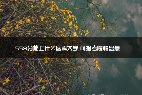 558分能上什么医科大学 可报考院校盘点
