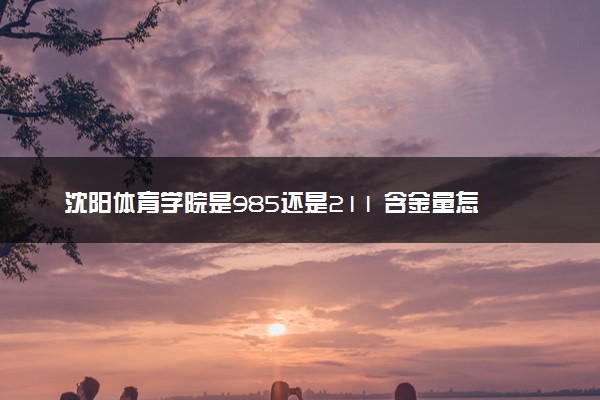 沈阳体育学院是985还是211 含金量怎么样