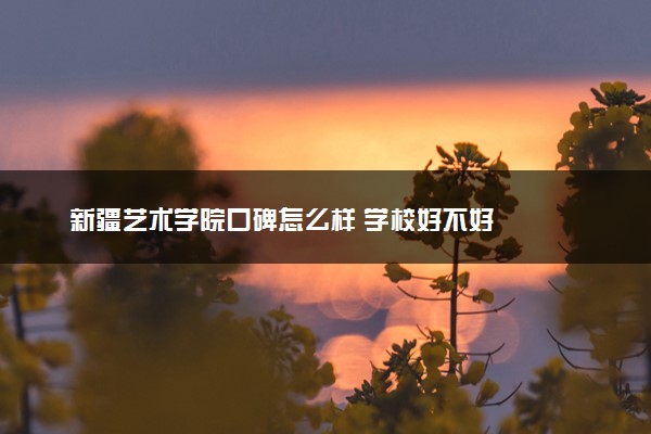 新疆艺术学院口碑怎么样 学校好不好