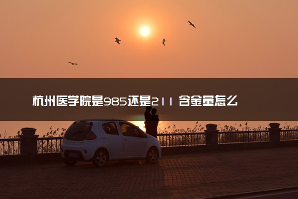 杭州医学院是985还是211 含金量怎么样