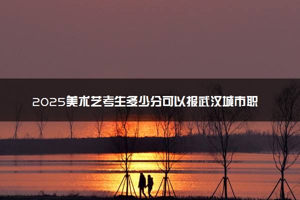 2025美术艺考生多少分可以报武汉城市职业学院
