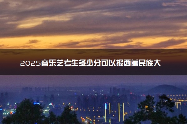 2025音乐艺考生多少分可以报西藏民族大学