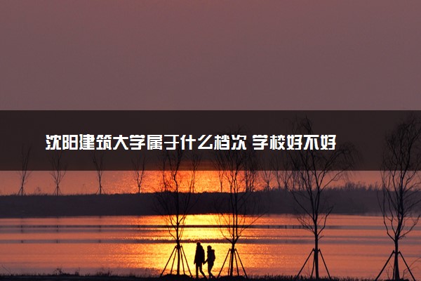 沈阳建筑大学属于什么档次 学校好不好