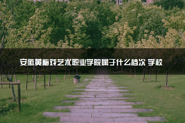 安徽黄梅戏艺术职业学院属于什么档次 学校好不好