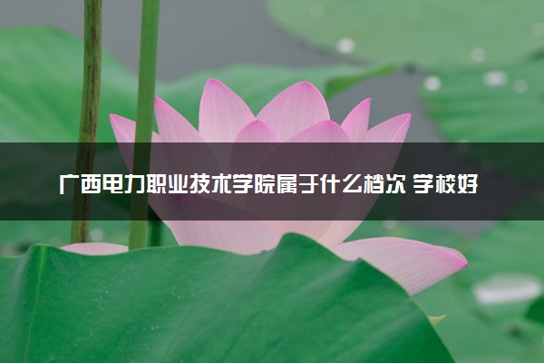 广西电力职业技术学院属于什么档次 学校好不好