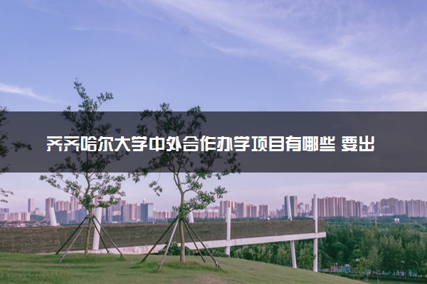 齐齐哈尔大学中外合作办学项目有哪些 要出国吗