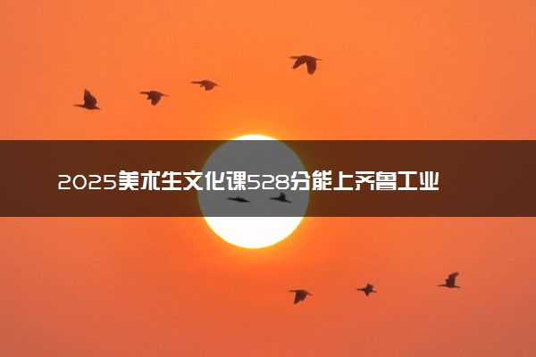 2025美术生文化课528分能上齐鲁工业大学吗