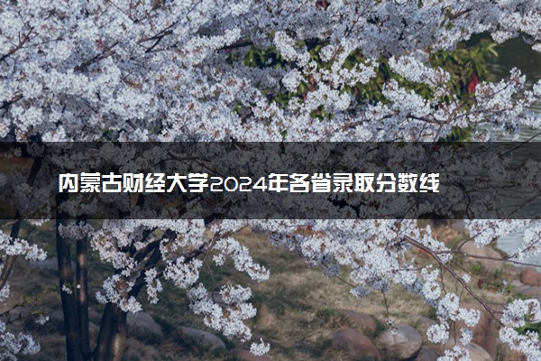 内蒙古财经大学2024年各省录取分数线 多少分能考上
