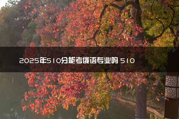 2025年510分能考俄语专业吗 510分俄语专业大学推荐