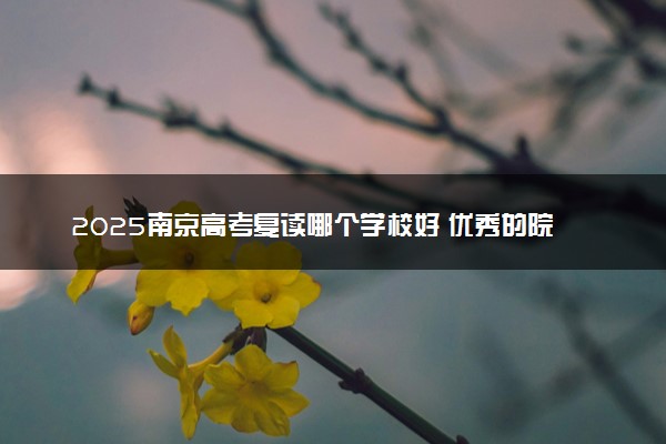 2025南京高考复读哪个学校好 优秀的院校推荐