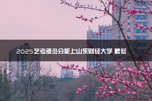 2025艺考多少分能上山东财经大学 最低分数线是多少