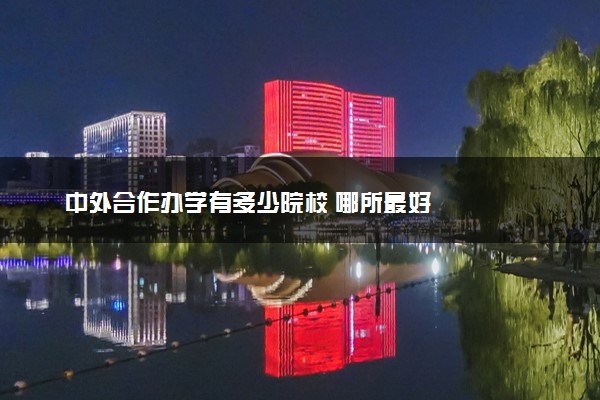中外合作办学有多少院校 哪所最好