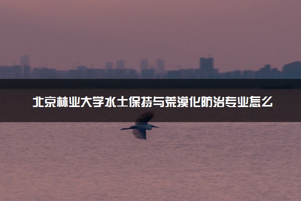北京林业大学水土保持与荒漠化防治专业怎么样 录取分数线多少