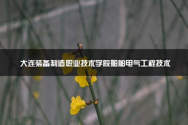 大连装备制造职业技术学院船舶电气工程技术专业怎么样 录取分数线多少