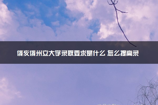 俄亥俄州立大学录取要求是什么 怎么提高录取率