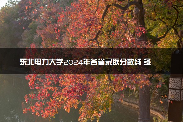 东北电力大学2024年各省录取分数线 多少分能考上