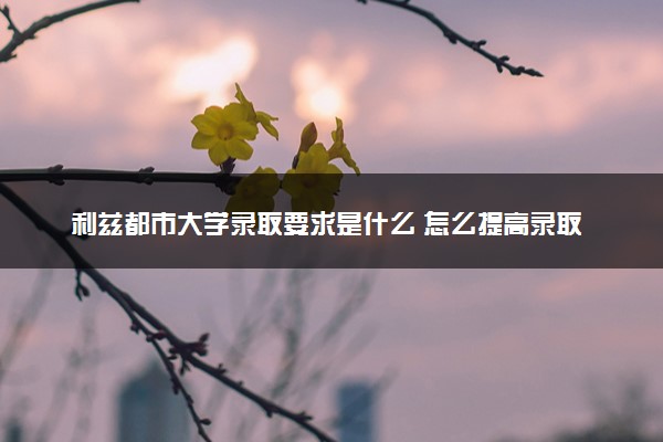 利兹都市大学录取要求是什么 怎么提高录取率